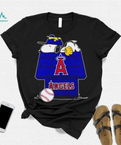 Los Angeles Angels Snoopy And Woodstock The Peanuts Baseball shirt