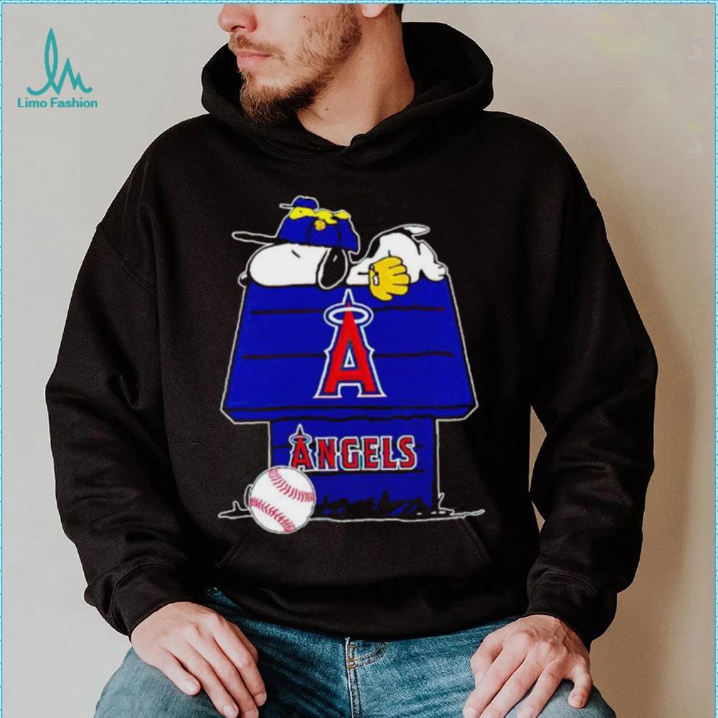 Los Angeles Angels Snoopy And Woodstock The Peanuts Baseball shirt Los Angeles Angels Snoopy And Woodstock The Peanuts Baseball shirt