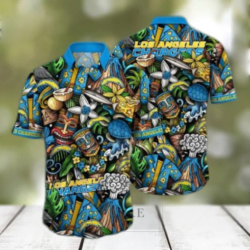 Los Angeles Chargers NFL Flower Hawaii Shirt And Tshirt For Fans