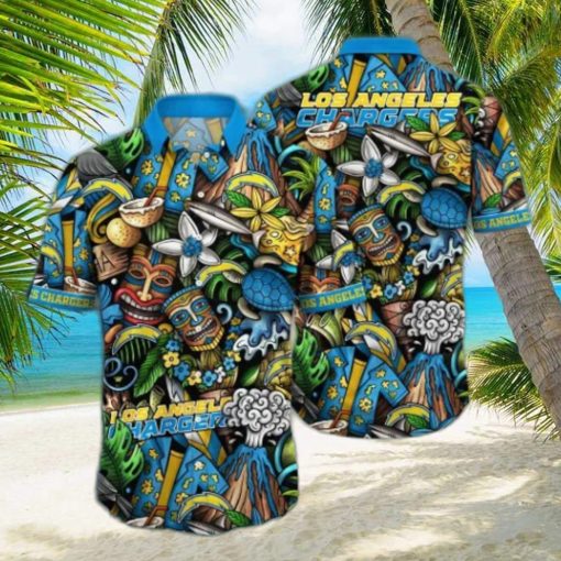 Los Angeles Chargers NFL Flower Hawaii Shirt And Tshirt For Fans