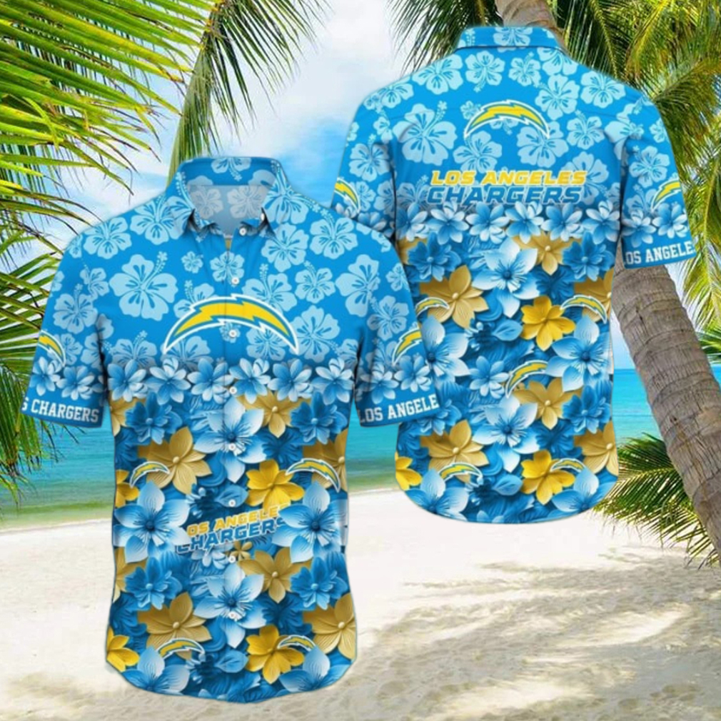 Los Angeles Chargers NFL Hawaiian Shirt Trending Summer Los Angeles Chargers NFL Hawaiian Shirt Trending Summer