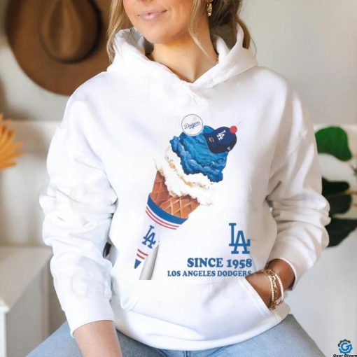Los Angeles Dodgers Ice Cream Baseball T Shirt