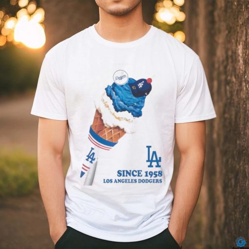 Los Angeles Dodgers Ice Cream Baseball T Shirt