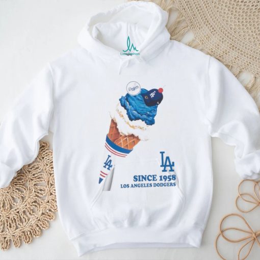 Los Angeles Dodgers Ice Cream Baseball T Shirt