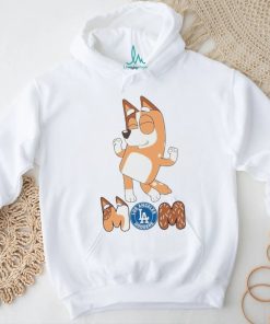 Los Angeles Dodgers Smiling Dancing Bluey Mom shirt