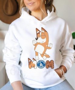 Los Angeles Dodgers Smiling Dancing Bluey Mom shirt