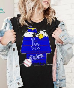 Los Angeles Dodgers Snoopy And Woodstock The Peanuts Baseball shirt