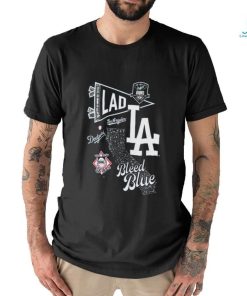 Los Angeles Dodgers Split Zone Bleed Blue Shirt