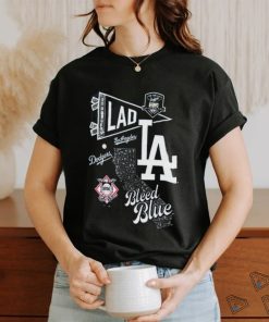 Los Angeles Dodgers Split Zone Bleed Blue Shirt