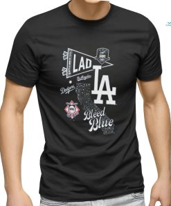 Los Angeles Dodgers Split Zone Bleed Blue Shirt