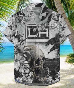 Los Angeles Kings NHL Hawaiian Shirt Tropical Skull Design For Men Women