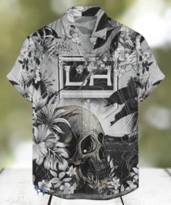 Los Angeles Kings NHL Hawaiian Shirt Tropical Skull Design For Men Women