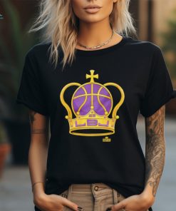 Los Angeles Lakers LeBron James LBJ crown shirt