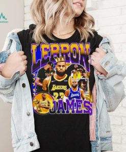 Los Angeles Lakers LeBron James professional basketball player honors crown shirt