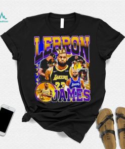 Los Angeles Lakers LeBron James professional basketball player honors crown shirt