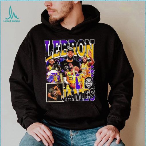 Los Angeles Lakers LeBron James professional basketball player honors shirt