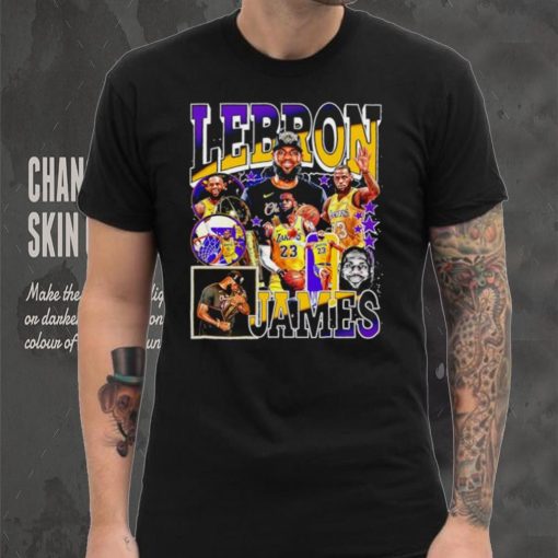 Los Angeles Lakers LeBron James professional basketball player honors shirt