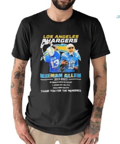 Los Angeles Rams Keenan Allen 2013 2023 Thank You For The Memories Signatures Shirt