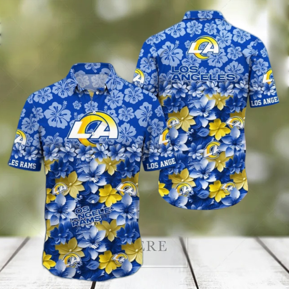 Los Angeles Rams NFL Hawaiian Shirt Trending Summer Los Angeles Rams NFL Hawaiian Shirt Trending Summer
