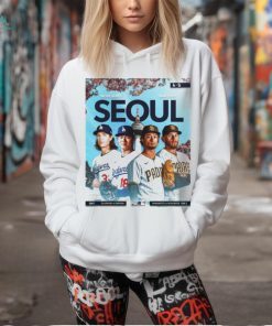 Los angeles dodgers take on the san diego padres in the seoul series shirt