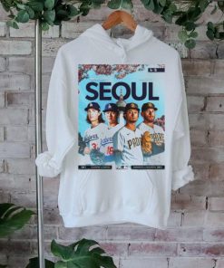 Los angeles dodgers take on the san diego padres in the seoul series shirt