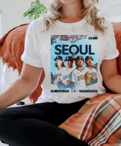 Los angeles dodgers take on the san diego padres in the seoul series shirt