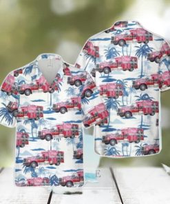 Louisiana City of Bossier City Fire Department EMS Hawaiian Shirt Beach Shirt For Men Women