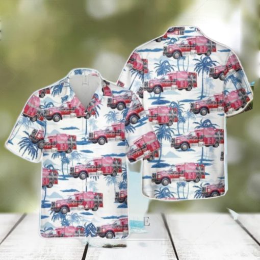 Louisiana City of Bossier City Fire Department EMS Hawaiian Shirt Beach Shirt For Men Women