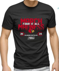 Louisville Cardinals 2024 NCAA March Madness Four It All shirt
