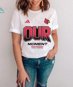 Louisville Cardinals adidas Unisex 2024 On Court Bench Our Moment Long Sleeve T Shirt