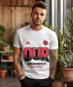 Louisville Cardinals adidas Unisex 2024 On Court Bench Our Moment Long Sleeve T Shirt