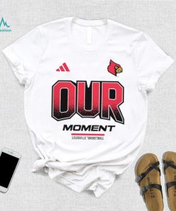 Louisville Cardinals adidas Unisex 2024 On Court Bench Our Moment Long Sleeve T Shirt