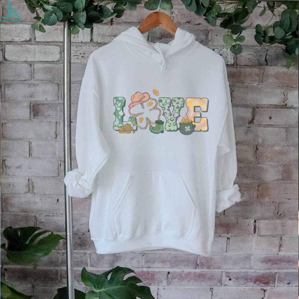 Love St Patricks Day Western Cowboy shirt Love St Patricks Day Western Cowboy shirt