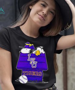 Lsu Tigers Snoopy And Woodstock The Peanuts Baseball shirt