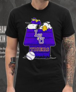 Lsu Tigers Snoopy And Woodstock The Peanuts Baseball shirt