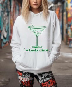 Lucky Girl St Patricks Day Coquette shirt