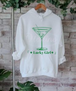 Lucky Girl St Patricks Day Coquette shirt
