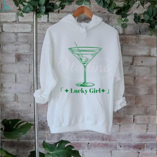 Lucky Girl St Patricks Day Coquette shirt