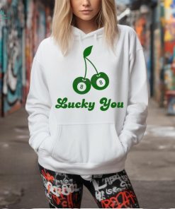 Lucky You 8 Ball Cherry Patricks Day shirt
