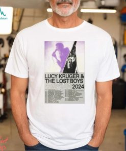 Lucy Kruger & The Lost Boys Europe 2024 poster shirt, hoodie, sweater, long sleeve and tank top Lucy Kruger & The Lost Boys Europe 2024 poster shirt