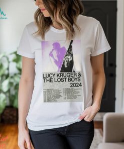 Lucy Kruger & The Lost Boys Europe 2024 poster shirt, hoodie, sweater, long sleeve and tank top Lucy Kruger & The Lost Boys Europe 2024 poster shirt