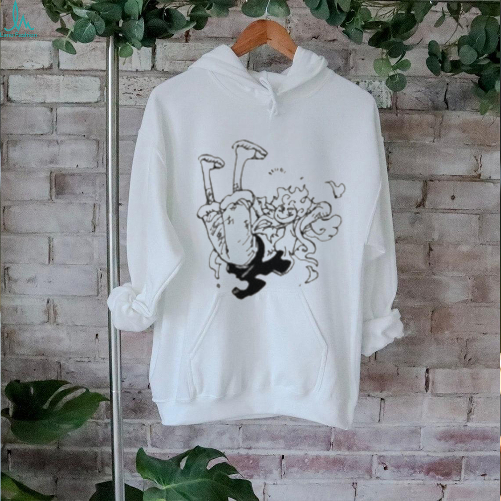 Luffy Gear 5 Floating In Air Essential Shirt Luffy Gear 5 Floating In Air Essential Shirt