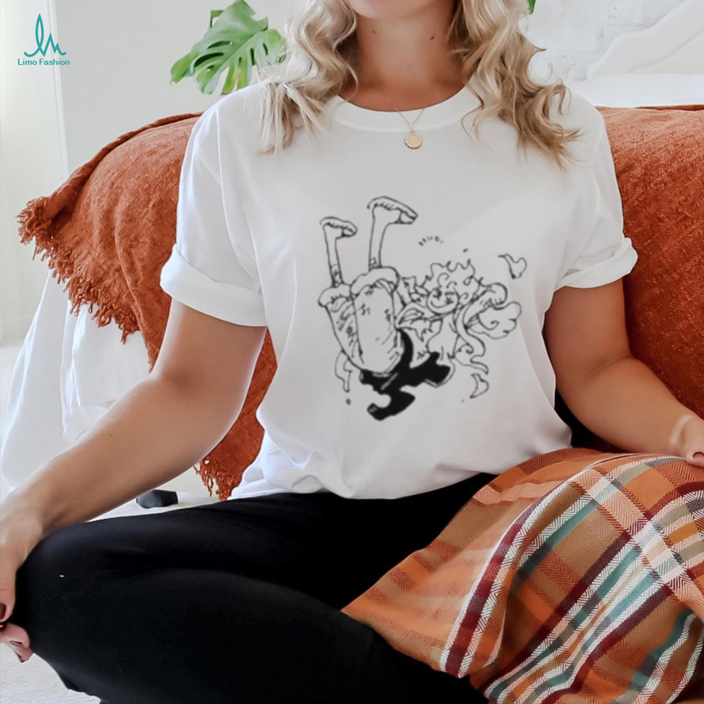 Luffy Gear 5 Floating In Air Essential Shirt Luffy Gear 5 Floating In Air Essential Shirt