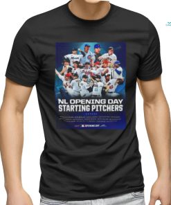 MLB 2024 Nl Opening Day Starting Pitchers Unisex T Shirt