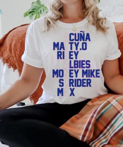 MLB Atlanta Braves Name Players shirt