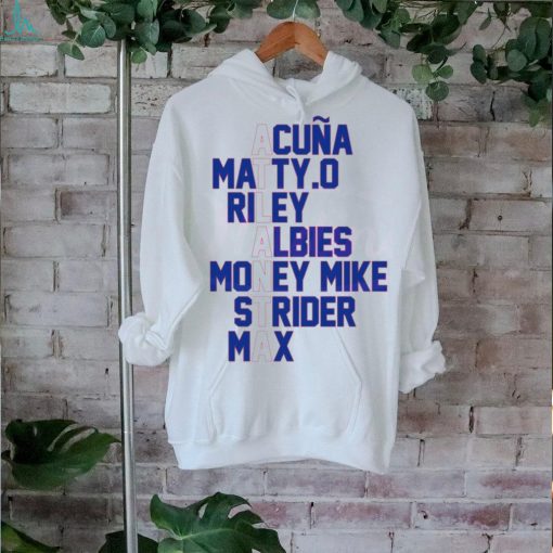 MLB Atlanta Braves Name Players shirt