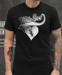 MLB Team Apparel Girls' Chicago White Sox Black Luv Dolman T Shirt