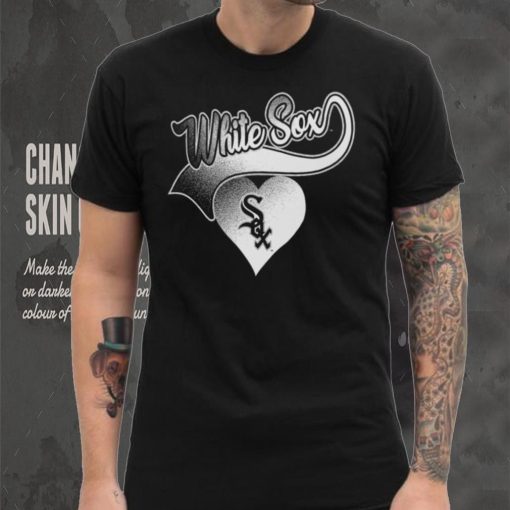 MLB Team Apparel Girls’ Chicago White Sox Black Luv Dolman T Shirt