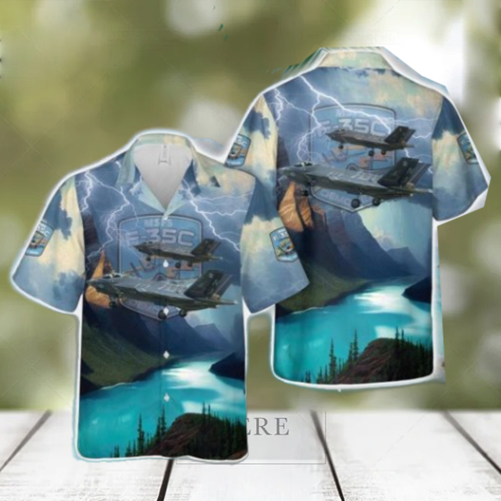 MSFS F35C lightning II Demo Team Hawaiian Shirt MSFS F35C lightning II Demo Team Hawaiian Shirt