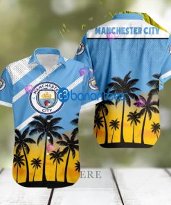 Manchester City FC 3D Printing Coconut Beach Hawaiian Shirt